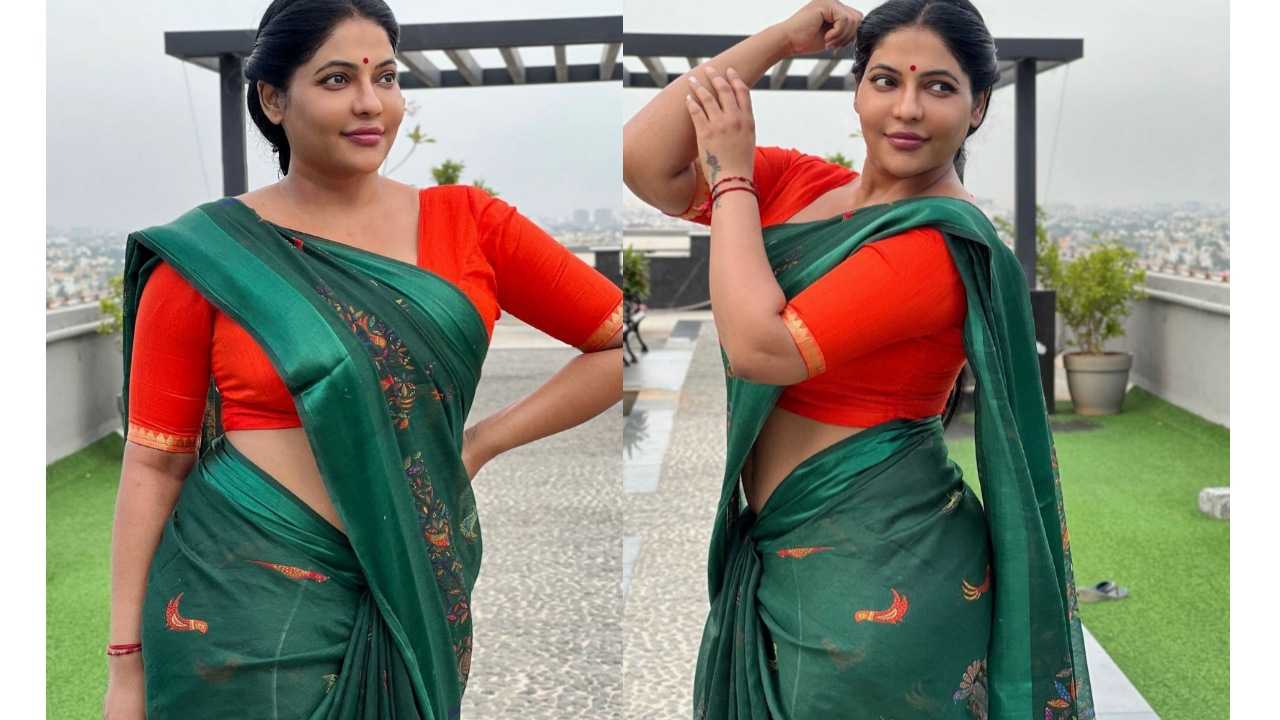 Busty Tamil Tv Serial Actress Reshma Pasupuleti Looks Gorgeous In Green Busty Tamil Tv Serial Actress Reshma Pasupuleti Looks Gorgeous In Green